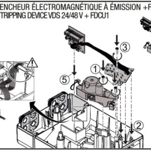 Kit déclencheur électromagnétique à émission + FDCU1 CCF ISONE 2.1 PM 11043269